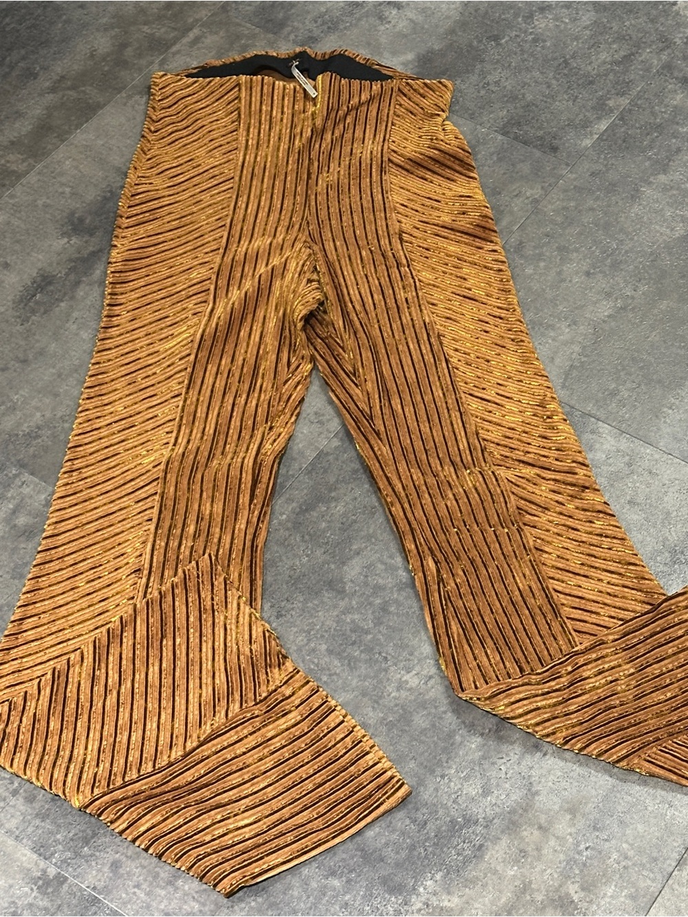 Women’s Free People Ribbed Velvet Flared Pants
